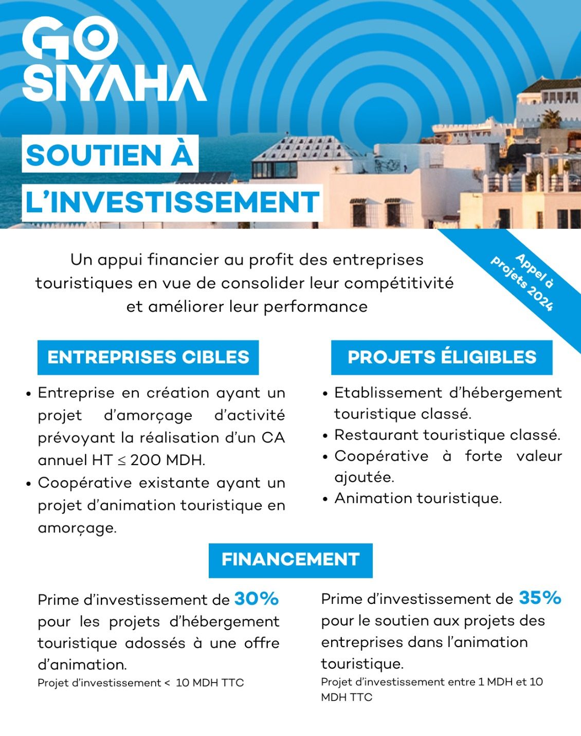 go siyaha soutien à l'investissement
